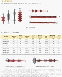 棒形悬式复合绝缘子,FXBW4-1070,FXBW4-3570,FXBW4-6670,FXBW4-11070,FXBW4-110100,合成绝缘子